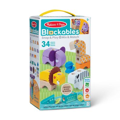 Blockables Safari Play Set