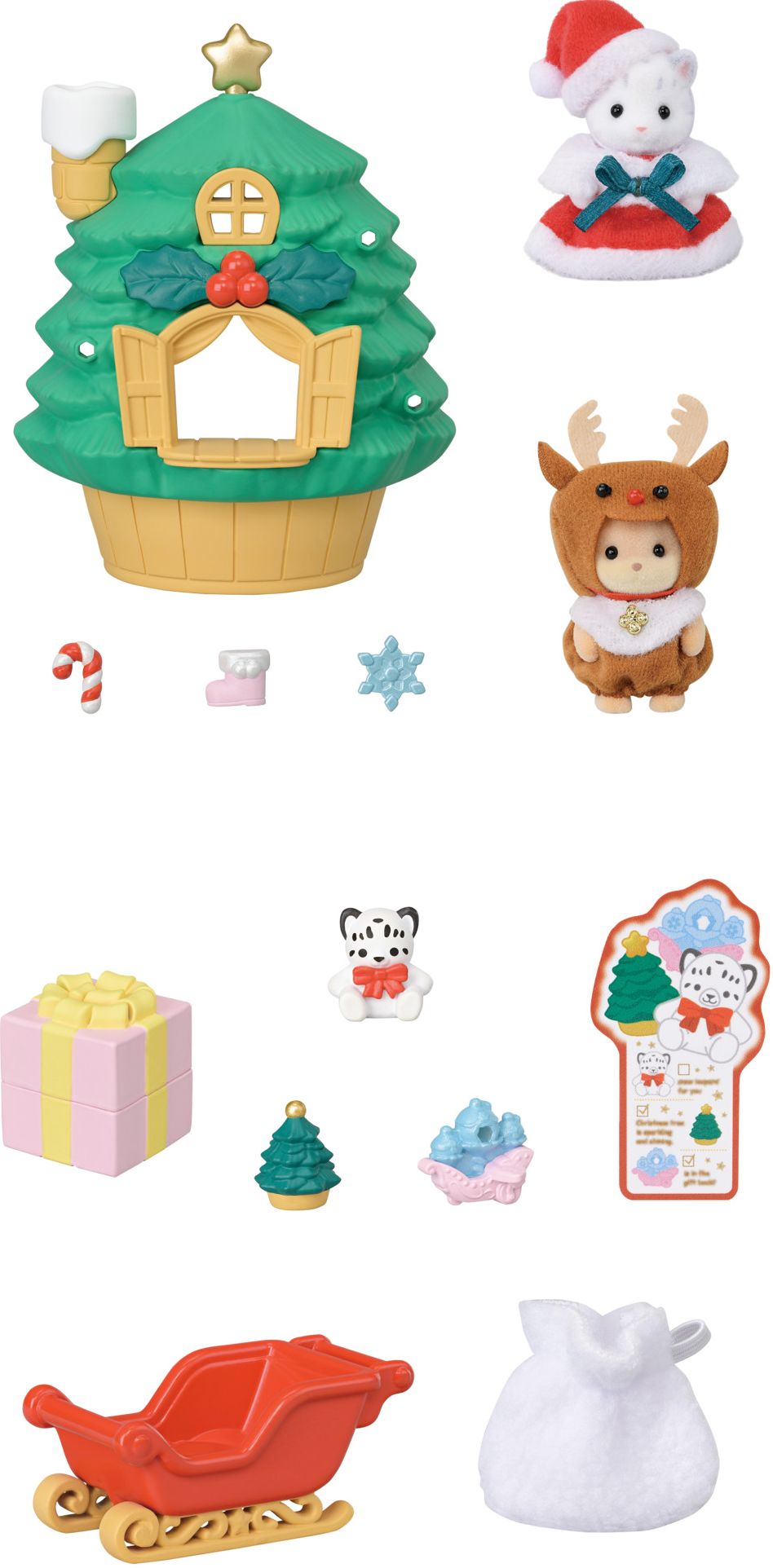 Calico Critters Baby Santa's Christmas Tree House