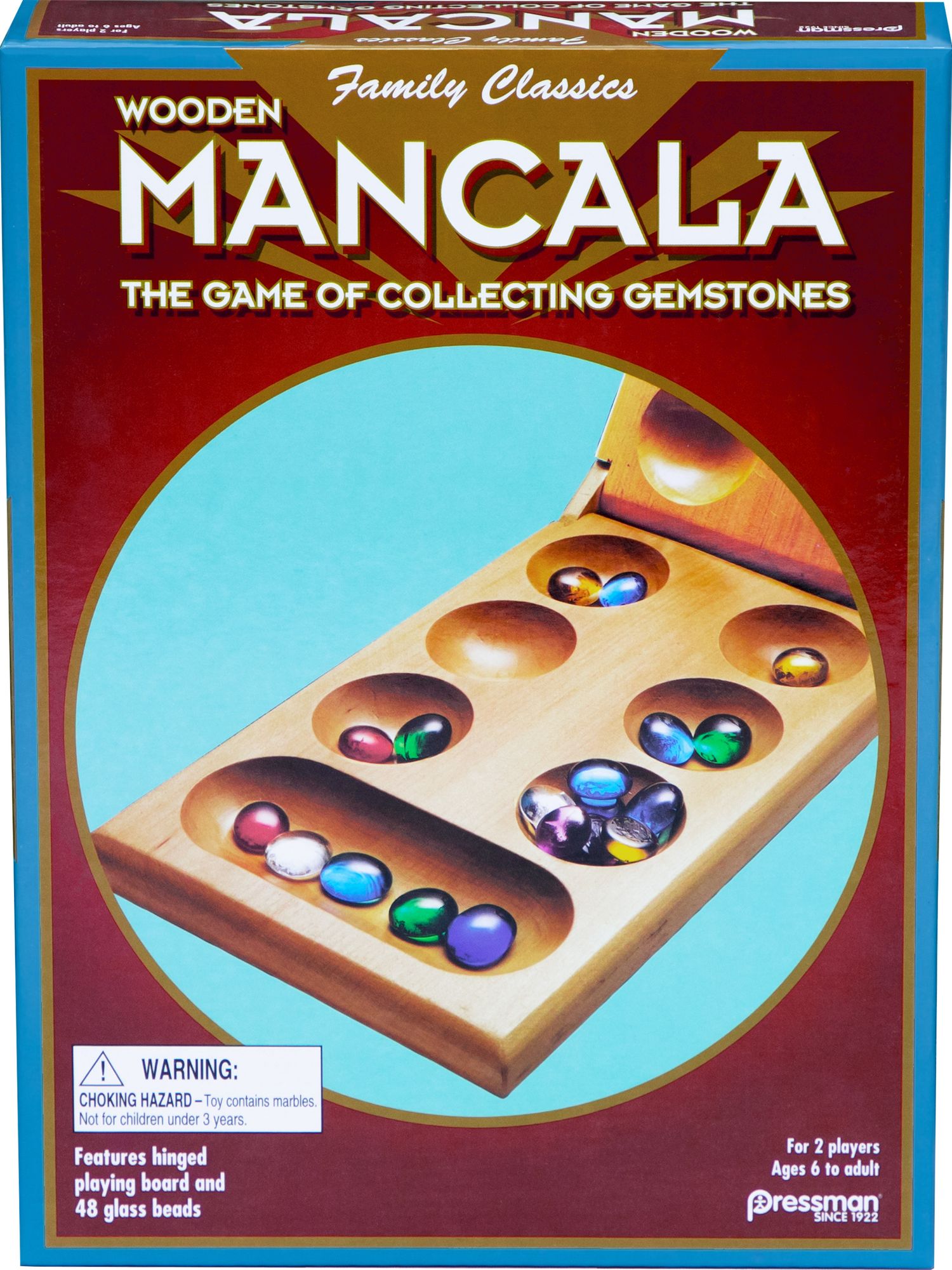 Family Classics Wooden Mancala Game