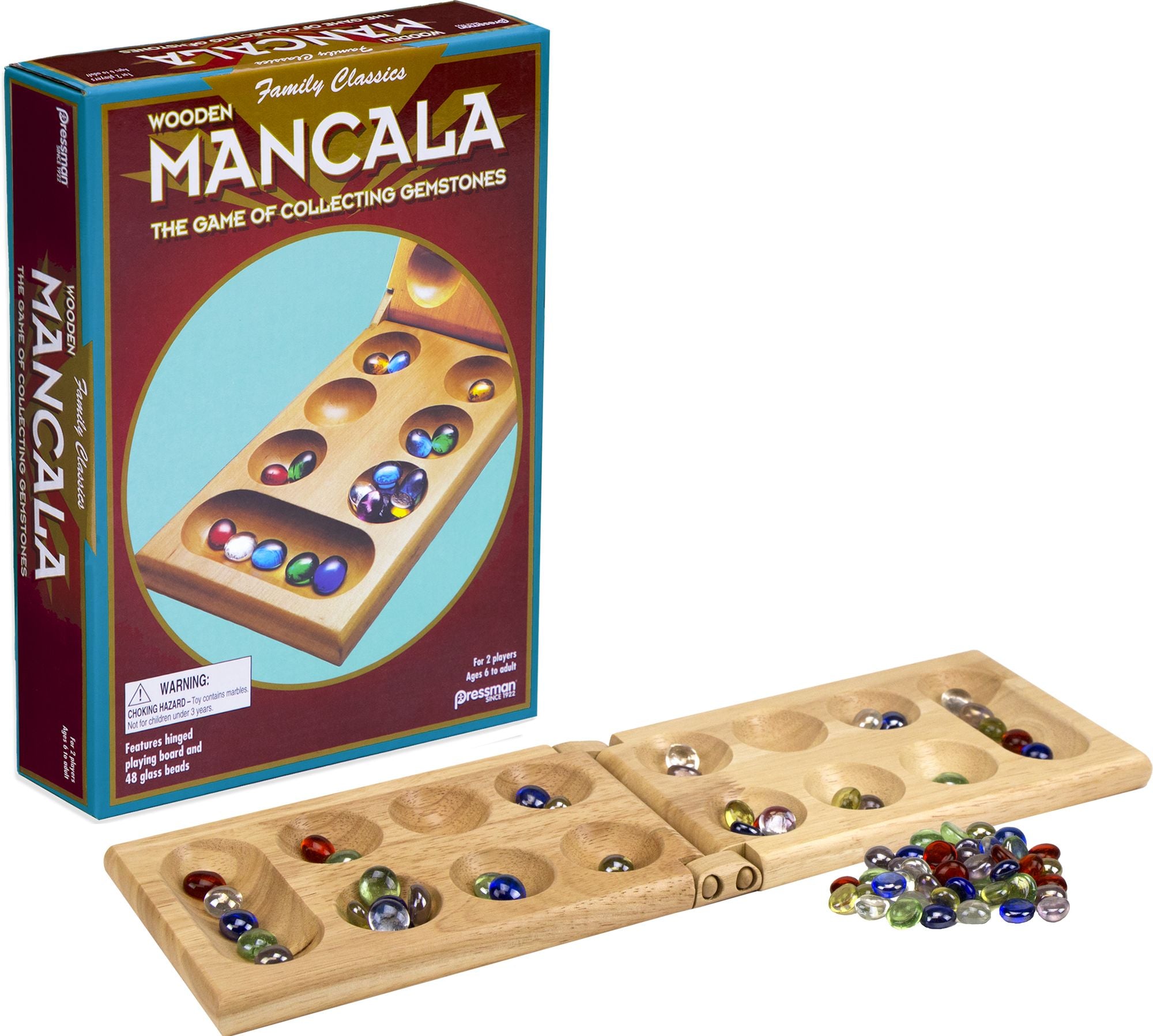 Family Classics Wooden Mancala Game