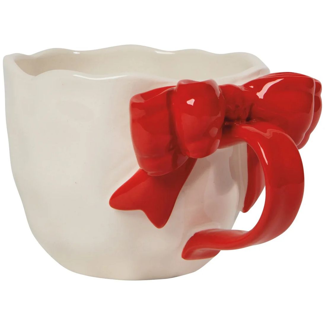 Bowtique Sculpted Ceramic Mug