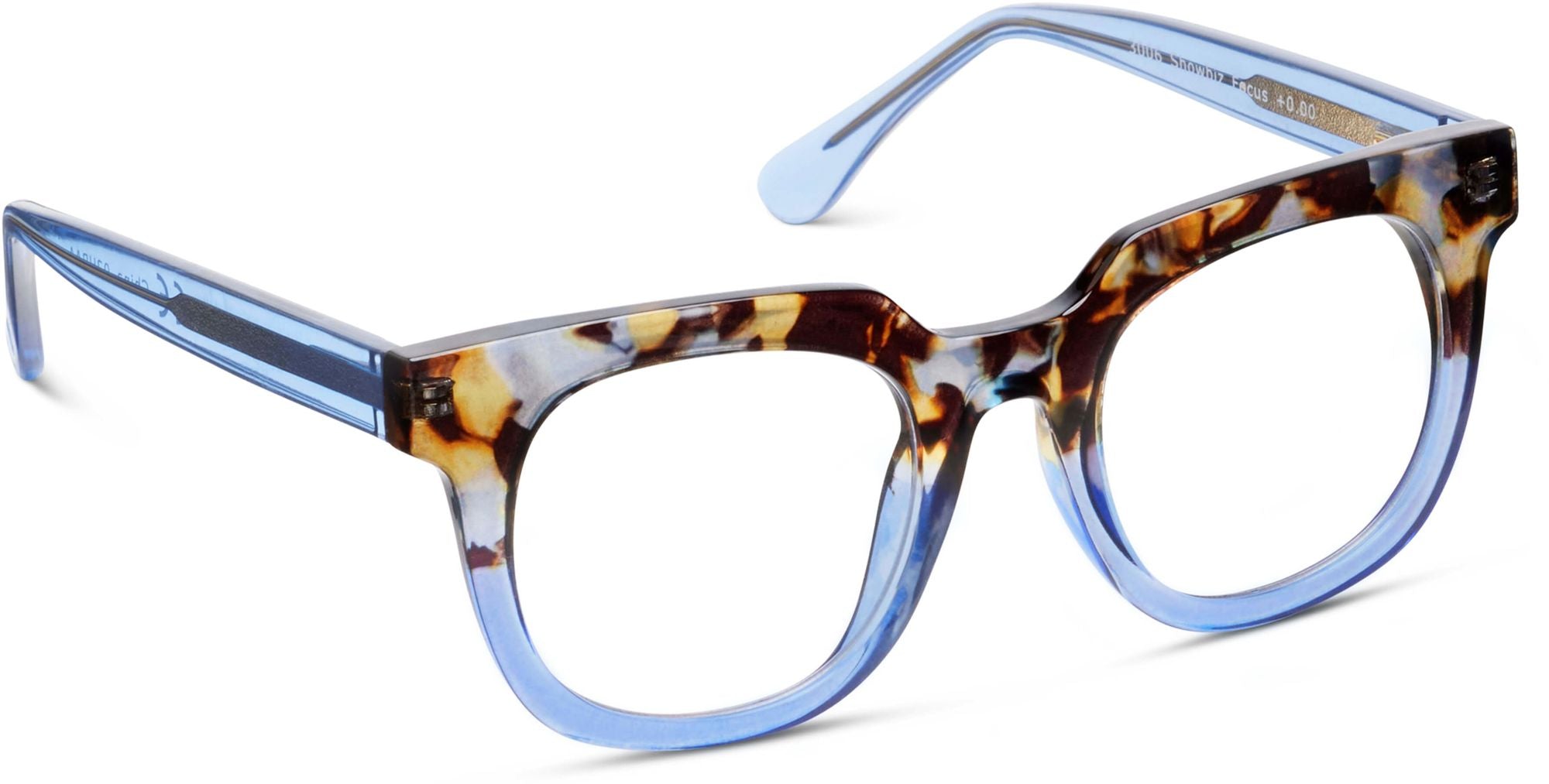 Reading Glasses - Showbiz - Blue Quartz/Blue +2.00