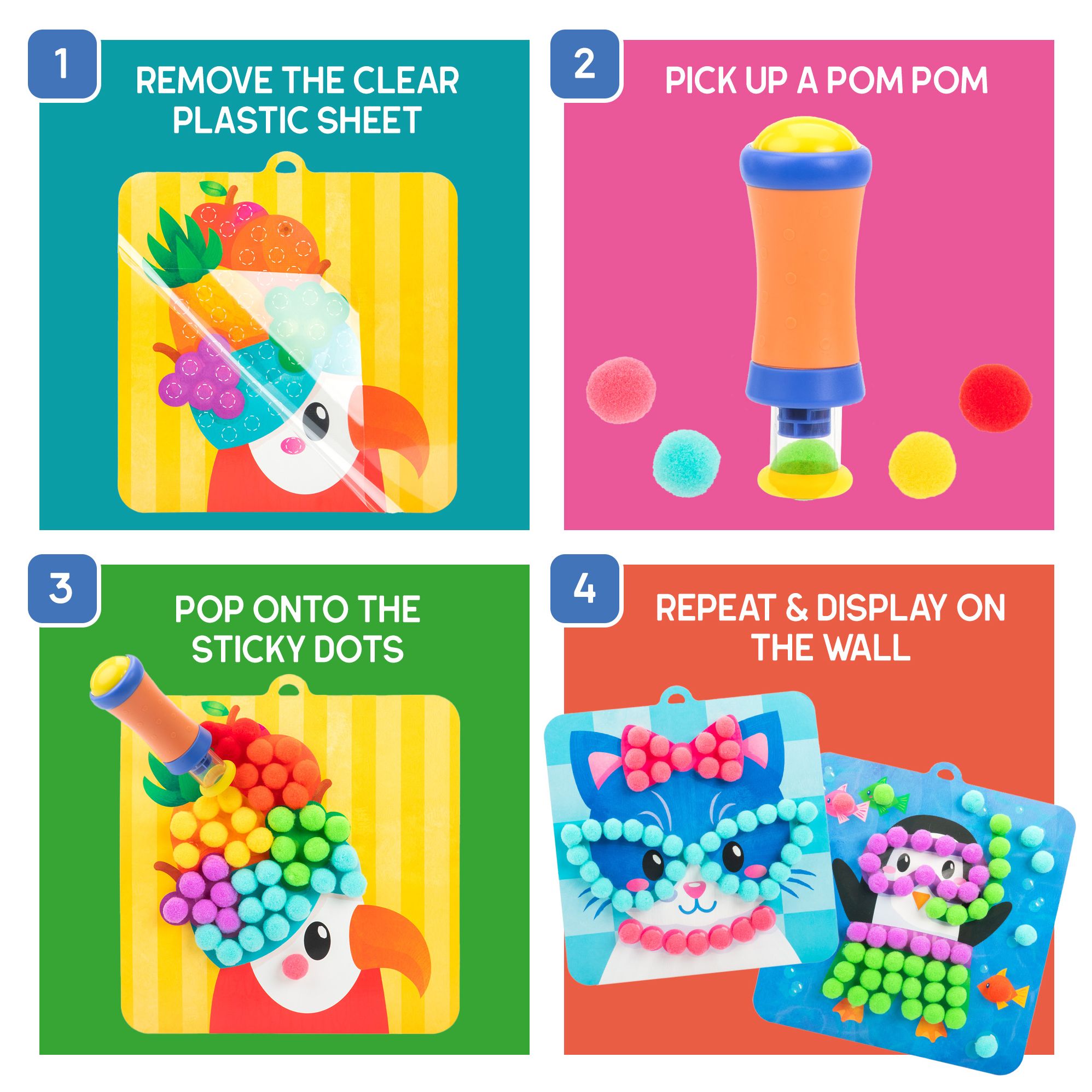 Pom Pom Kit: Animal Dress Up
