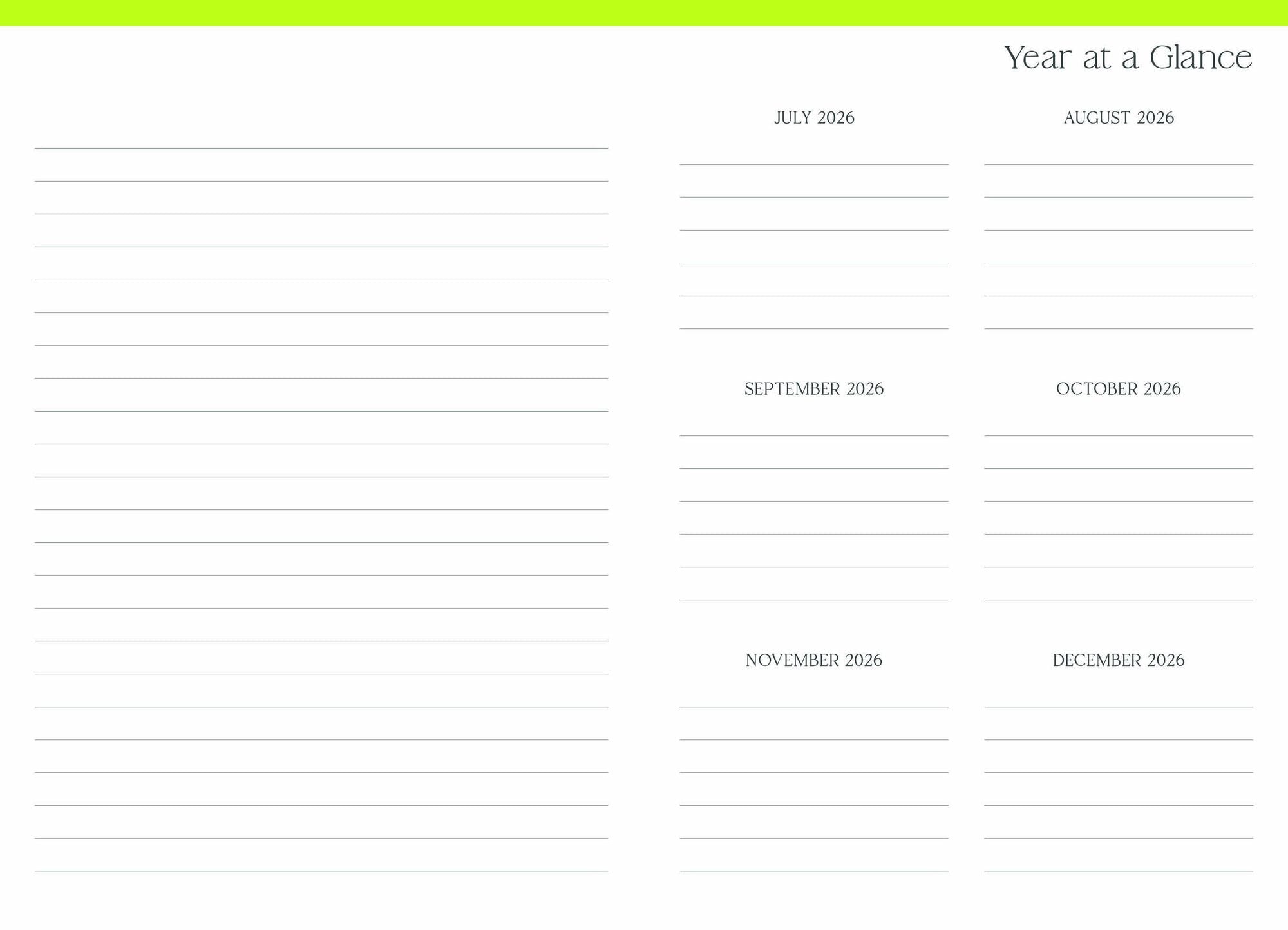 2026-2027 Super Pocket Planner Transformative
