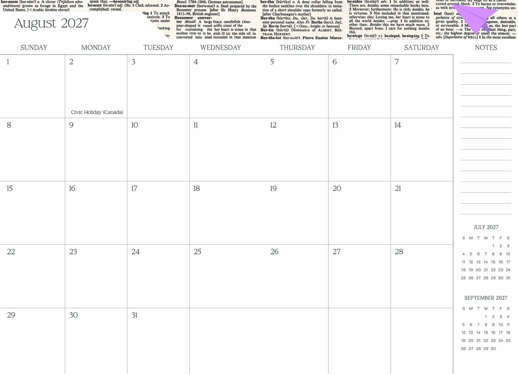 2026-2027 Super Pocket Planner Transformative