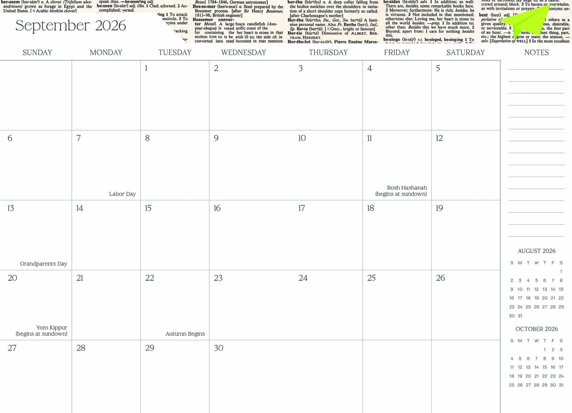 2026-2027 Super Pocket Planner Transformative