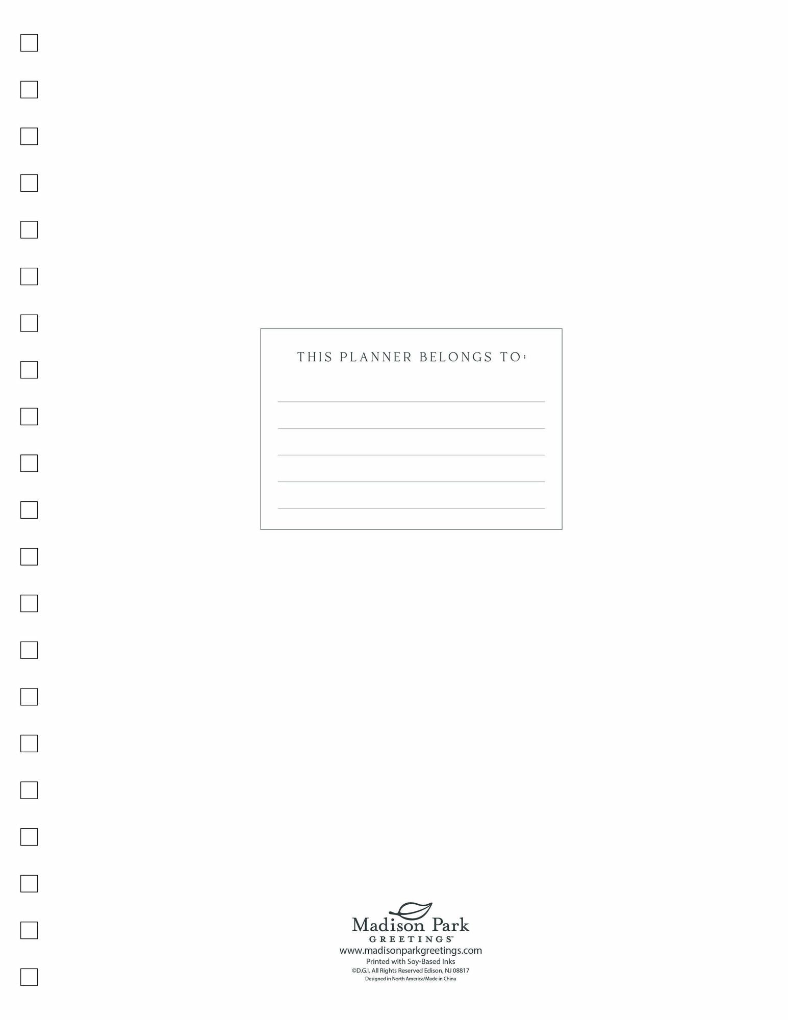 2026-2027 Ultimate Planner Birds and Butterflies