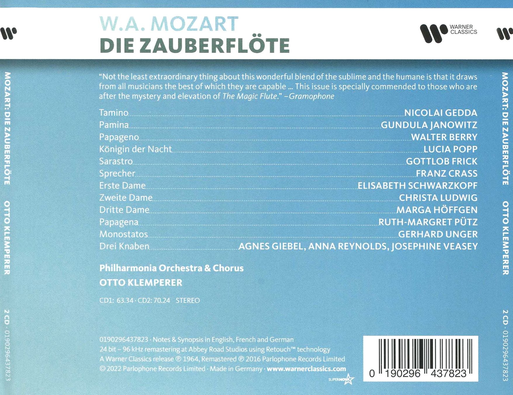 Mozart: Die Zauberflöte