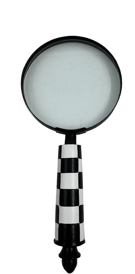 Checkered Magnifying Glass