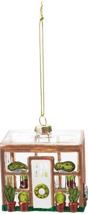 Greenhouse Glass Ornament