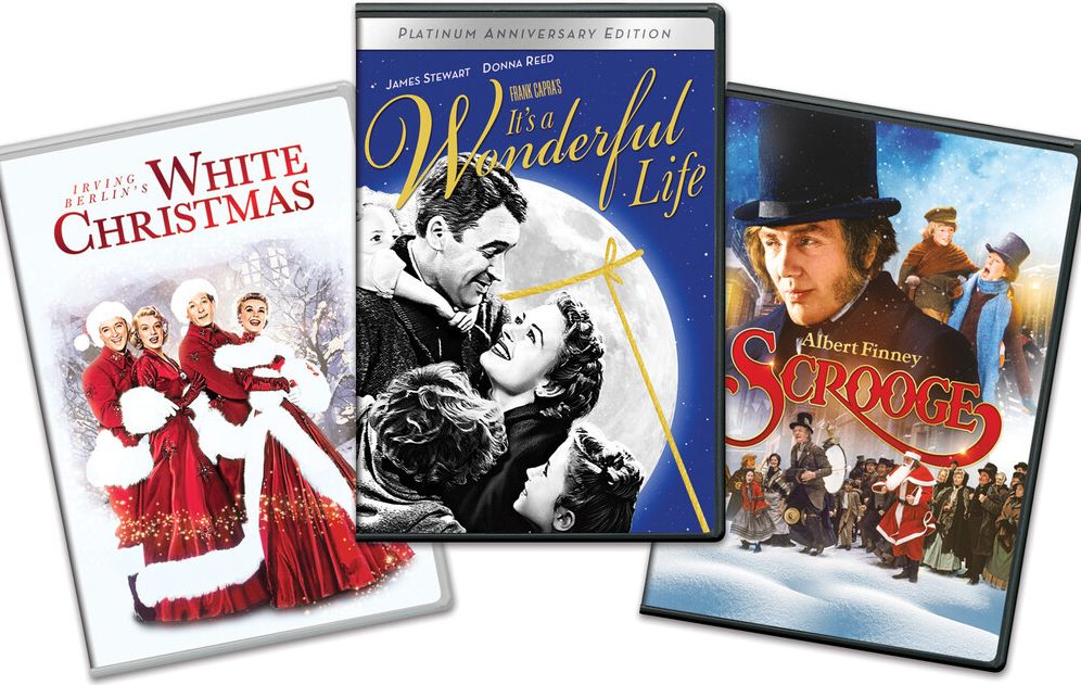 It's a Wonderful Life/White Christmas/Scrooge