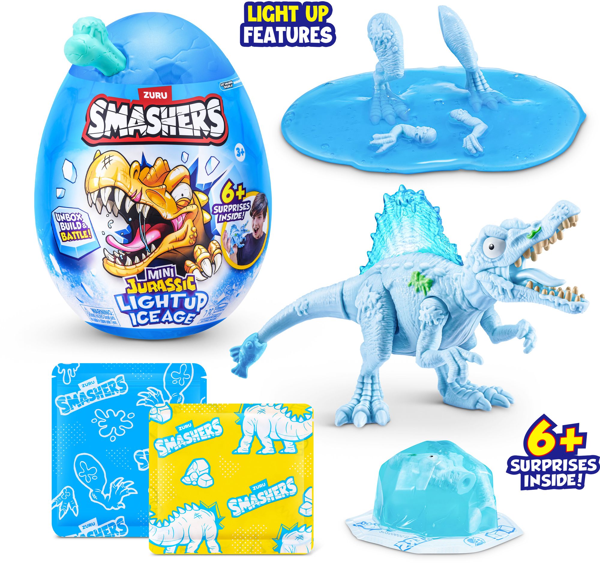 S001-SMASHERS-DINO ICE AGE-SERIES 1-EGG SMALL-SHRINK WRAP,24PCS/CTN