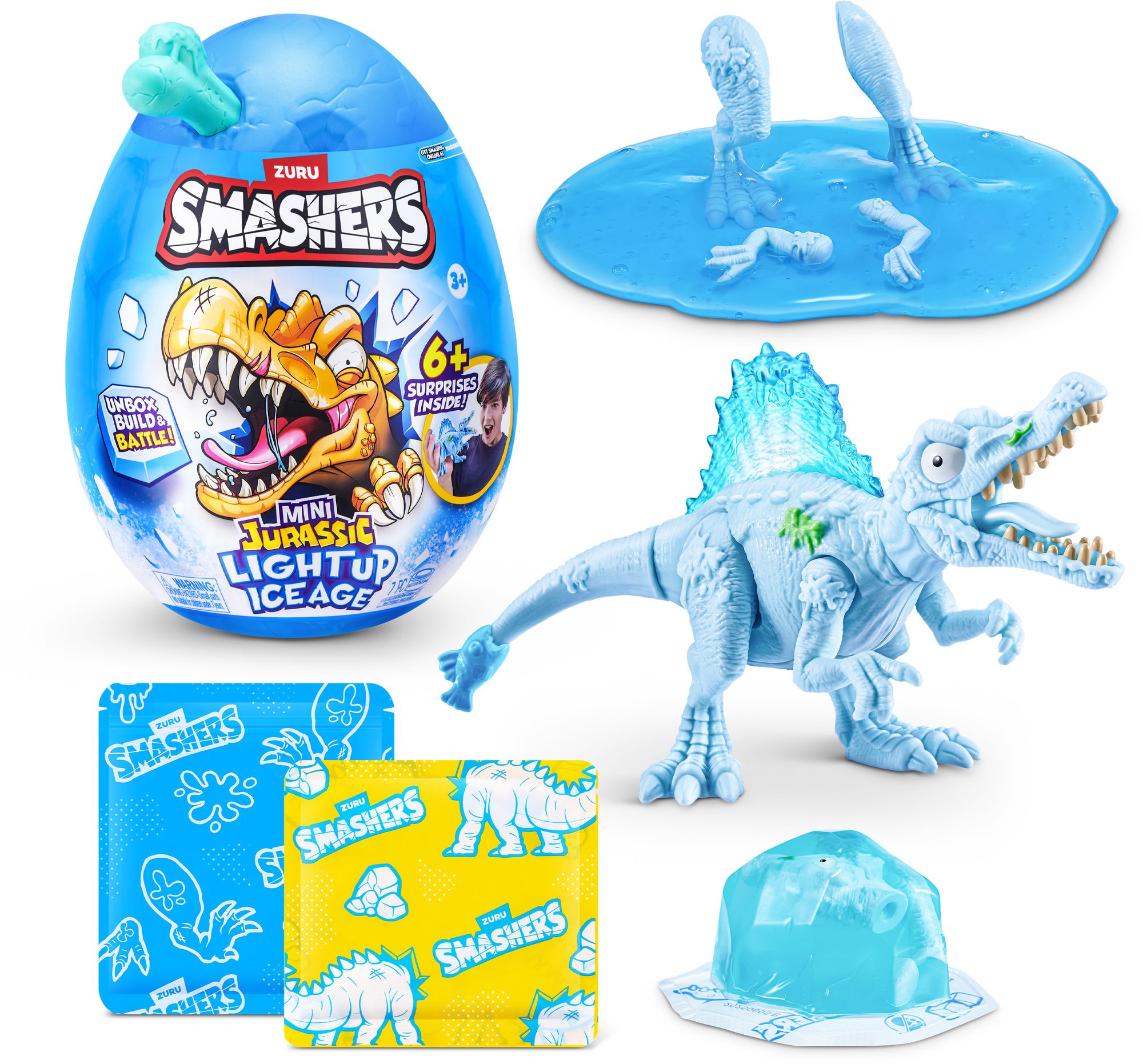 S001-SMASHERS-DINO ICE AGE-SERIES 1-EGG SMALL-SHRINK WRAP,24PCS/CTN
