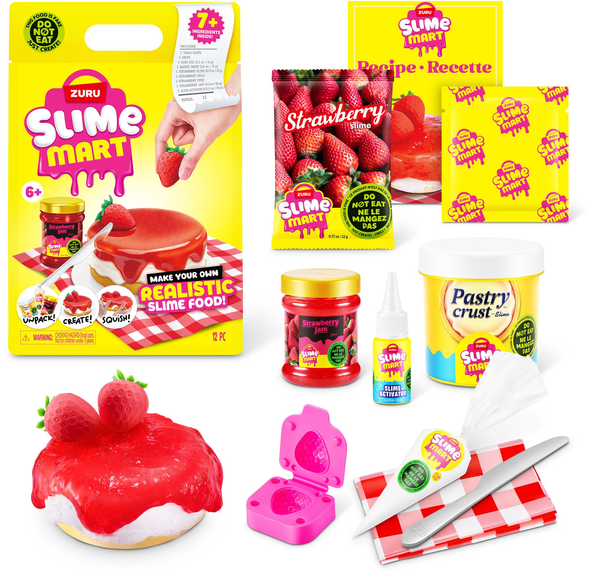 S001-SLIME MART-SMALL SHOPPING BAG-SERIES 1-DESSERT-BAG,12PCS/CTN
