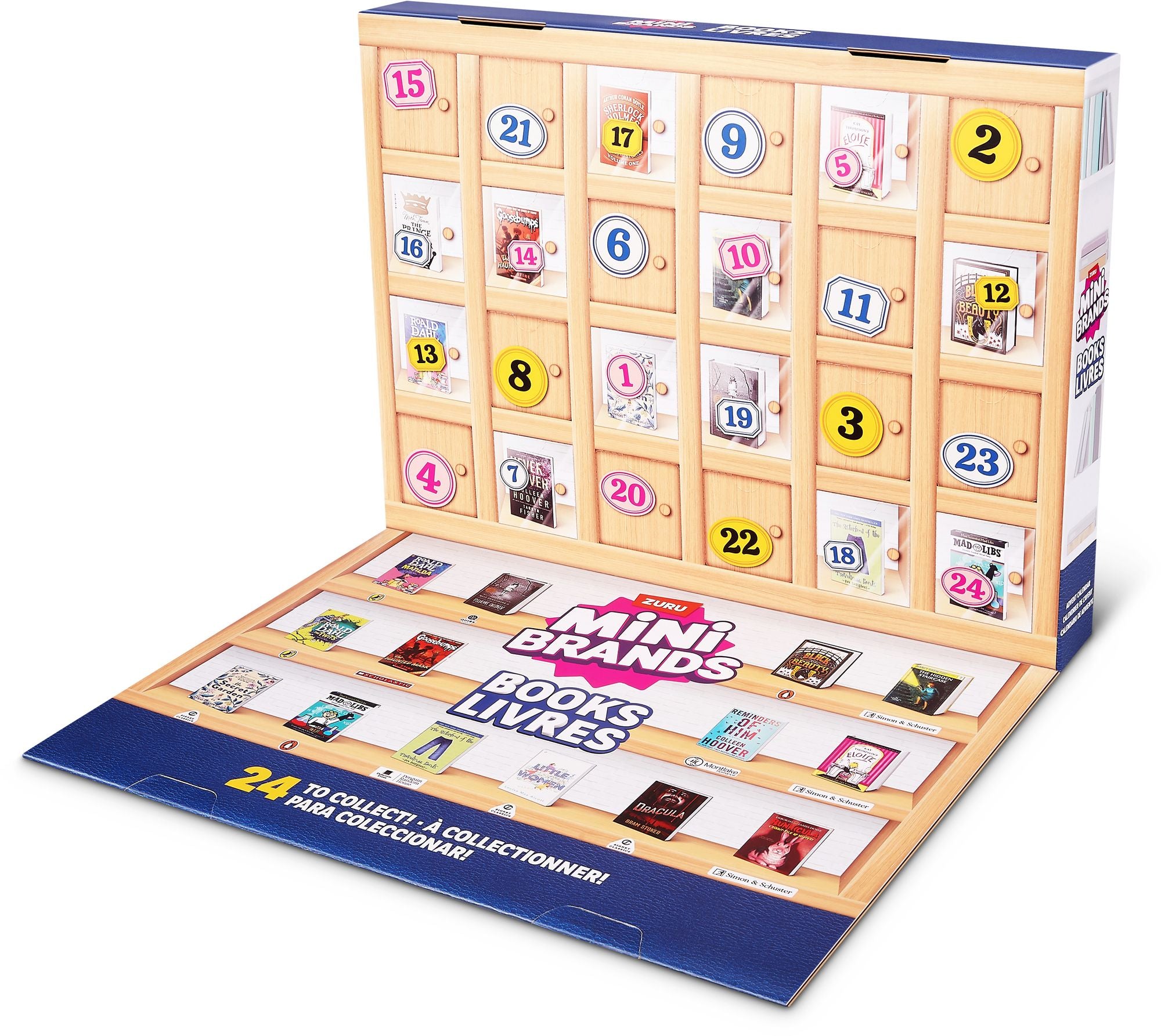S001-MINI BRANDS-BOOK MINI BRANDS-Minis Combo ADVENT CALENDAR SERIES 1 & SERIES 2(24PCS MINI) In COLOR BOX, 12 PCS/CTN