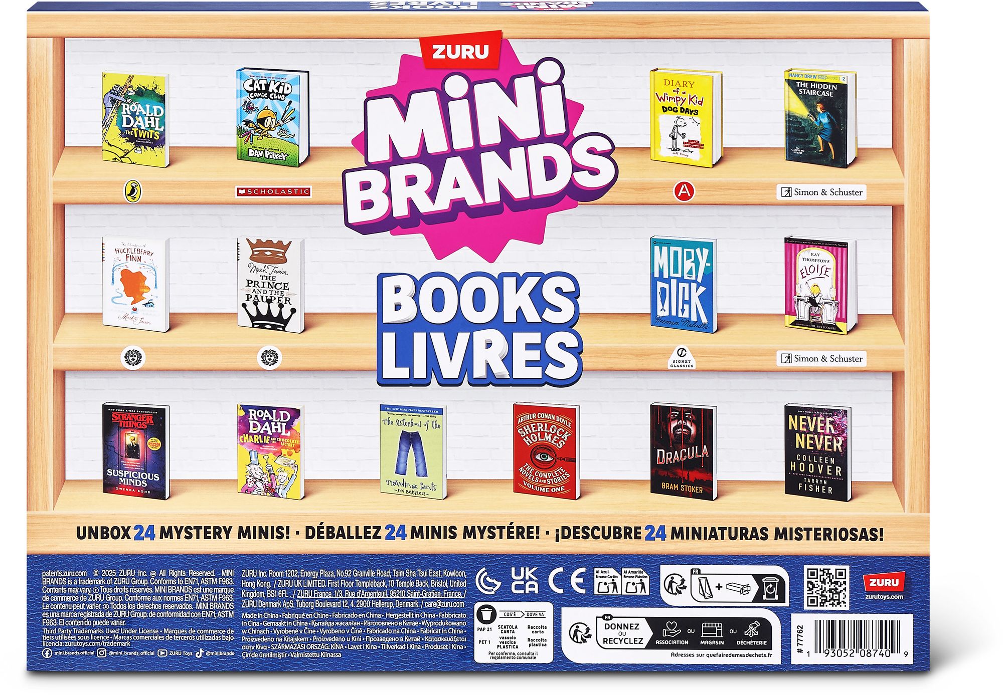 S001-MINI BRANDS-BOOK MINI BRANDS-Minis Combo ADVENT CALENDAR SERIES 1 & SERIES 2(24PCS MINI) In COLOR BOX, 12 PCS/CTN