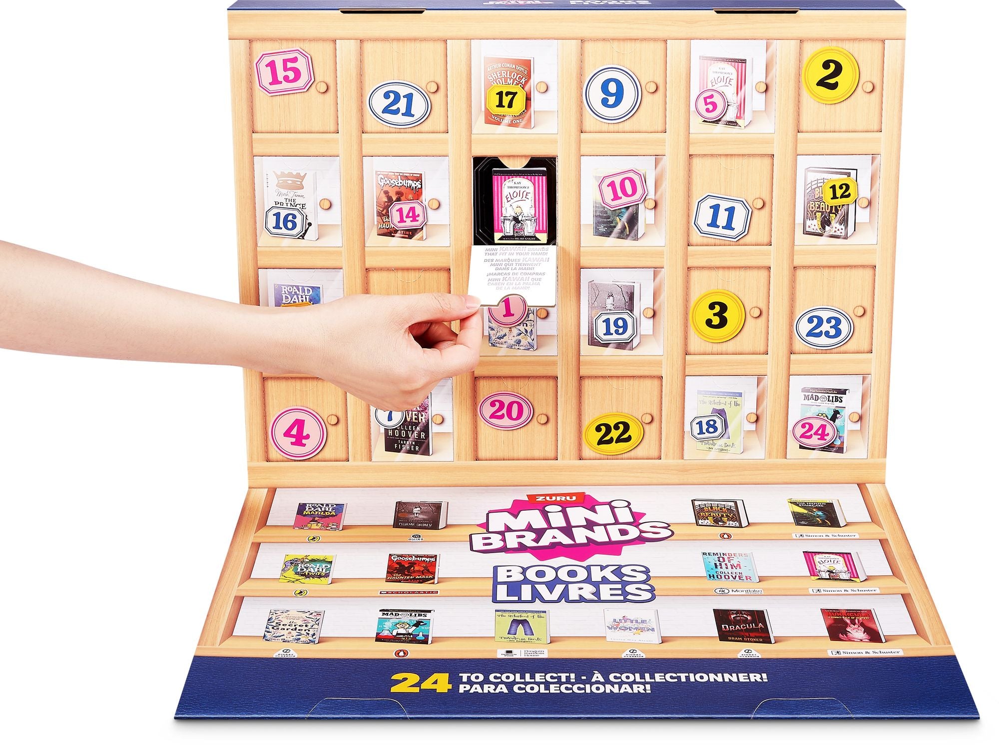 S001-MINI BRANDS-BOOK MINI BRANDS-Minis Combo ADVENT CALENDAR SERIES 1 & SERIES 2(24PCS MINI) In COLOR BOX, 12 PCS/CTN