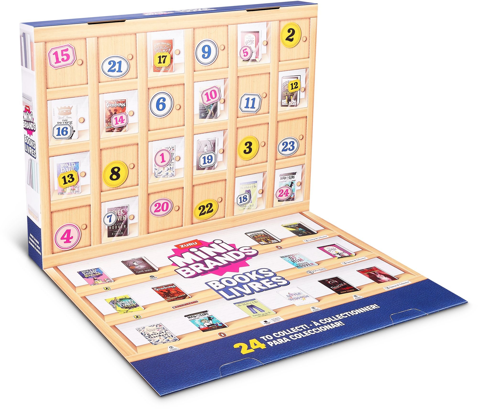 S001-MINI BRANDS-BOOK MINI BRANDS-Minis Combo ADVENT CALENDAR SERIES 1 & SERIES 2(24PCS MINI) In COLOR BOX, 12 PCS/CTN