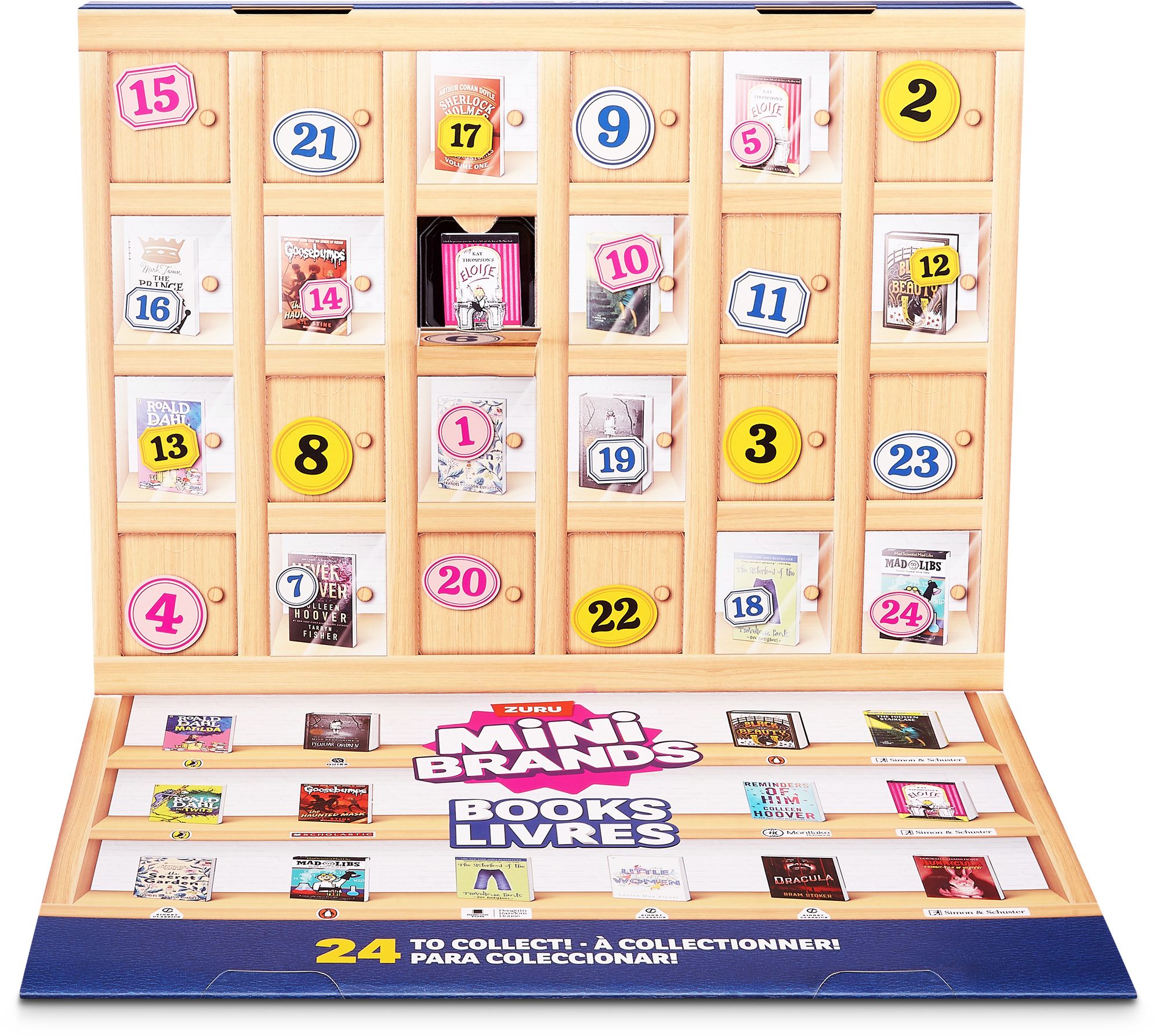 S001-MINI BRANDS-BOOK MINI BRANDS-Minis Combo ADVENT CALENDAR SERIES 1 & SERIES 2(24PCS MINI) In COLOR BOX, 12 PCS/CTN