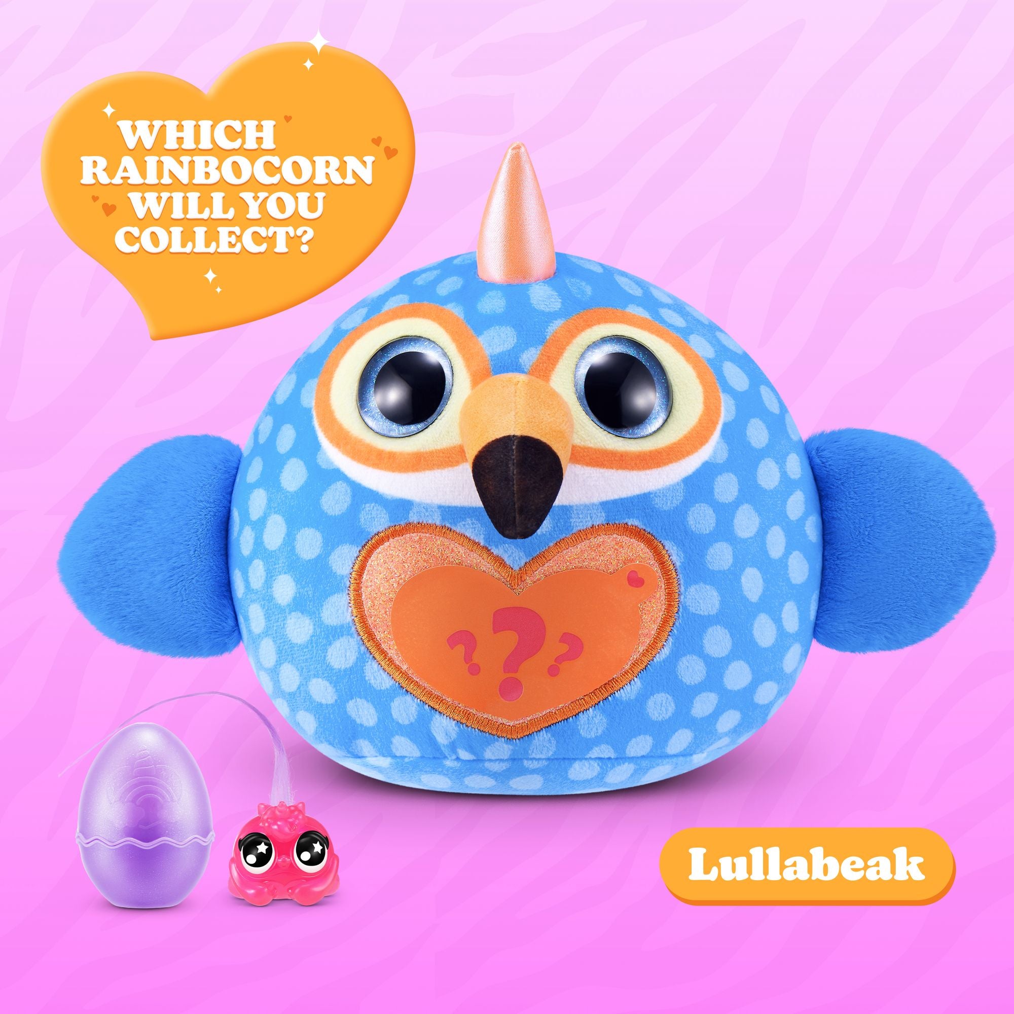S001-RAINBOCORNS-SPARKLE HEART SURPRISE-SERIES1-WILD HEART SURPRISE-SHRINK WRAP,3FACING6PCS/PDQ,12PCS/2PDQ/CTN