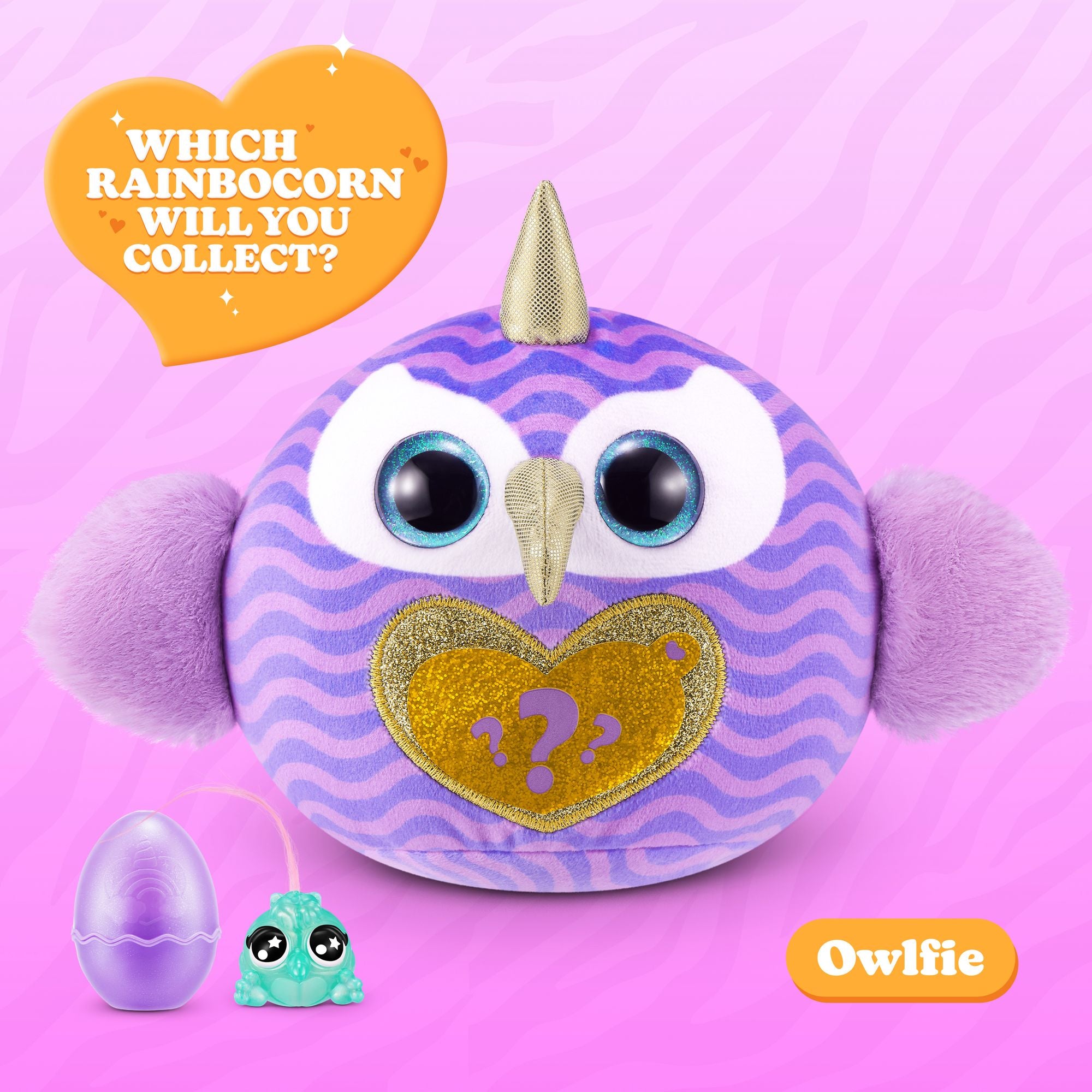 S001-RAINBOCORNS-SPARKLE HEART SURPRISE-SERIES1-WILD HEART SURPRISE-SHRINK WRAP,3FACING6PCS/PDQ,12PCS/2PDQ/CTN