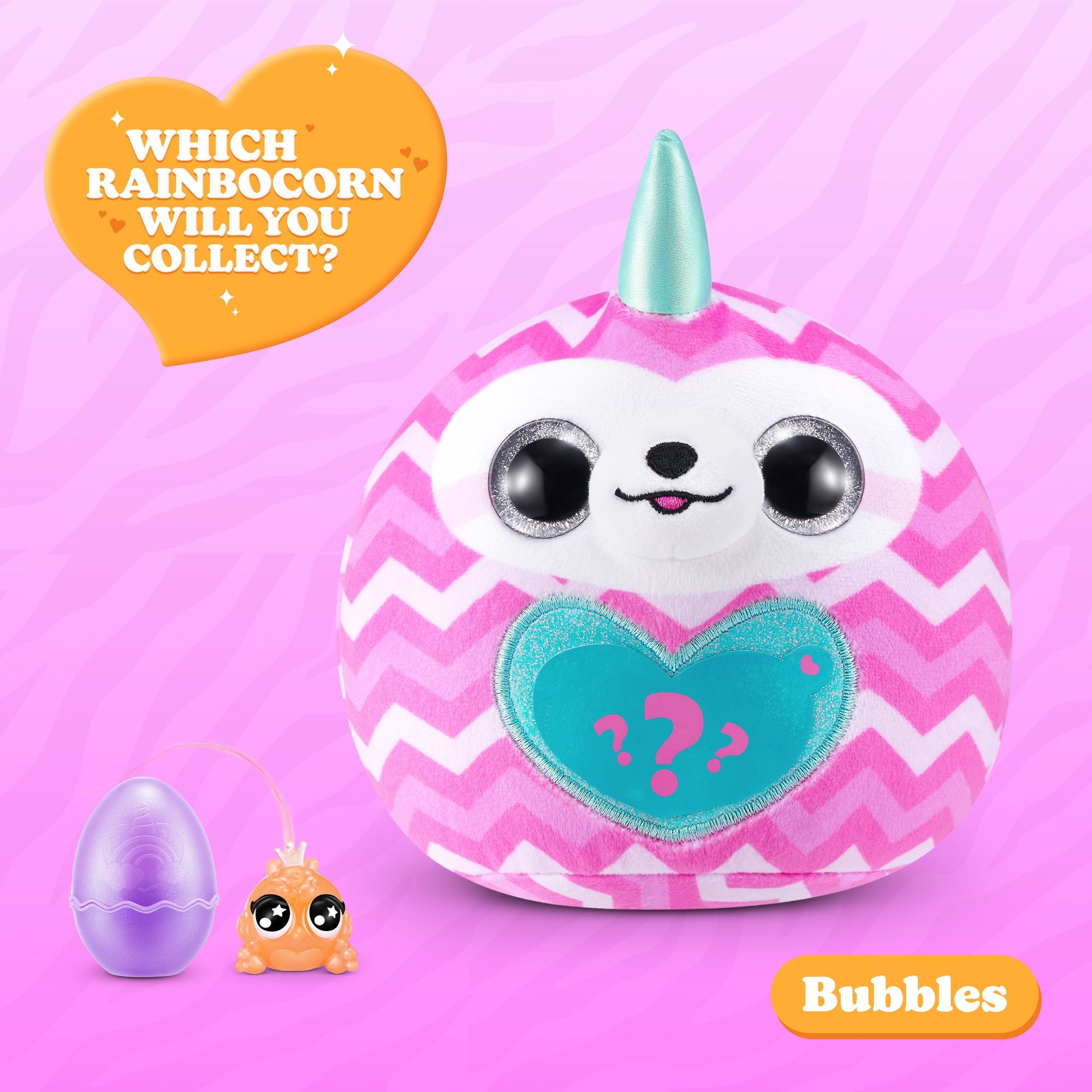 S001-RAINBOCORNS-SPARKLE HEART SURPRISE-SERIES1-WILD HEART SURPRISE-SHRINK WRAP,3FACING6PCS/PDQ,12PCS/2PDQ/CTN