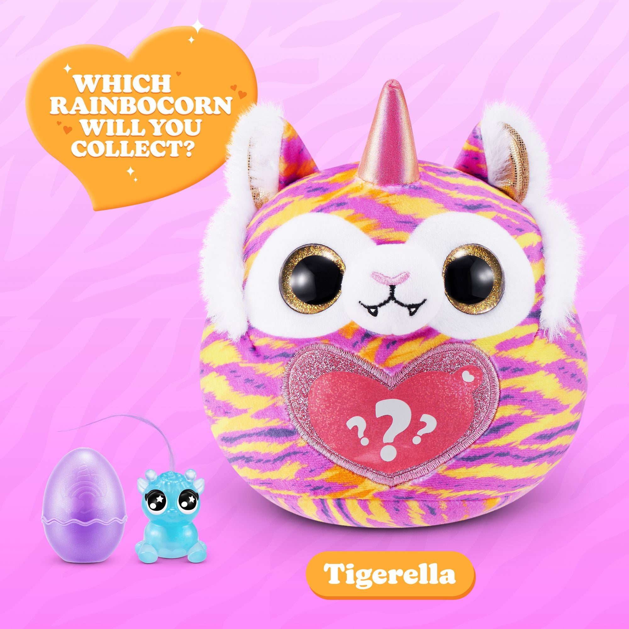 S001-RAINBOCORNS-SPARKLE HEART SURPRISE-SERIES1-WILD HEART SURPRISE-SHRINK WRAP,3FACING6PCS/PDQ,12PCS/2PDQ/CTN