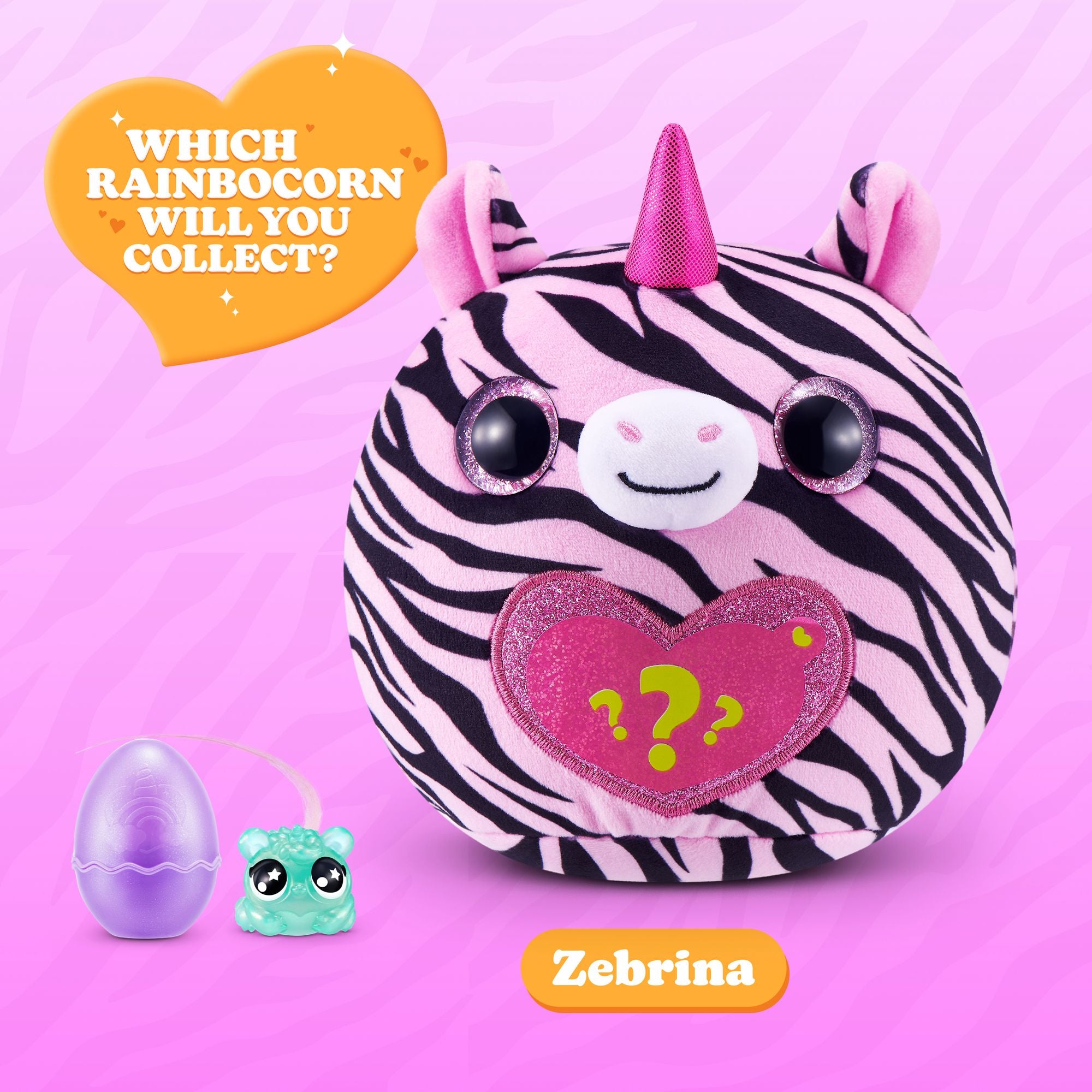 S001-RAINBOCORNS-SPARKLE HEART SURPRISE-SERIES1-WILD HEART SURPRISE-SHRINK WRAP,3FACING6PCS/PDQ,12PCS/2PDQ/CTN