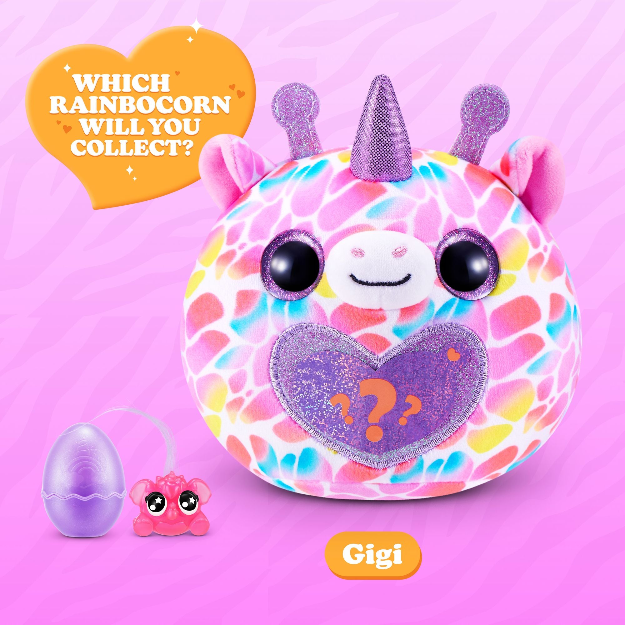 S001-RAINBOCORNS-SPARKLE HEART SURPRISE-SERIES1-WILD HEART SURPRISE-SHRINK WRAP,3FACING6PCS/PDQ,12PCS/2PDQ/CTN