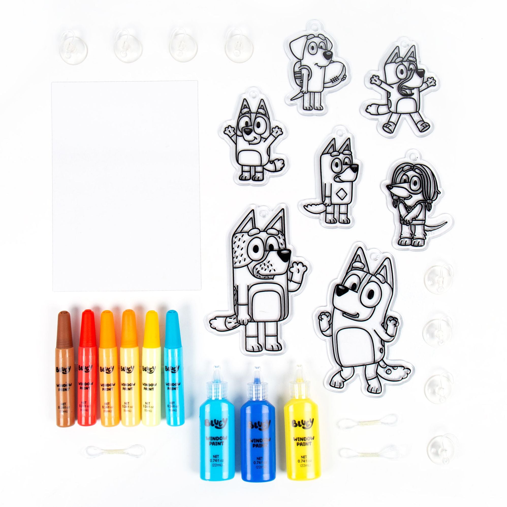 Bluey Window Art Creations