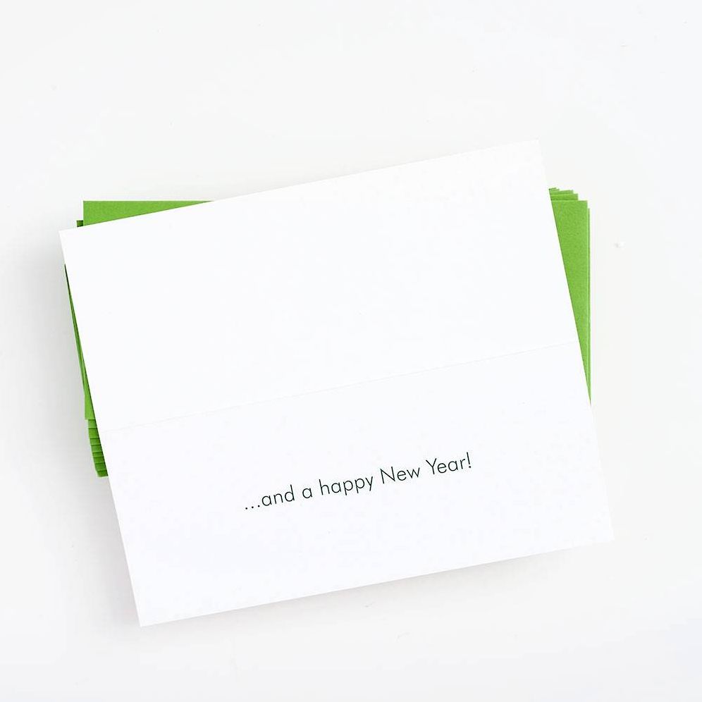 Christmas Colorful Flurry Money Card Stationery Set