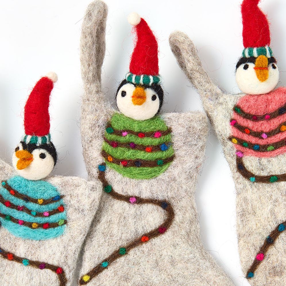 Mini Penguin Stockings Set of 3