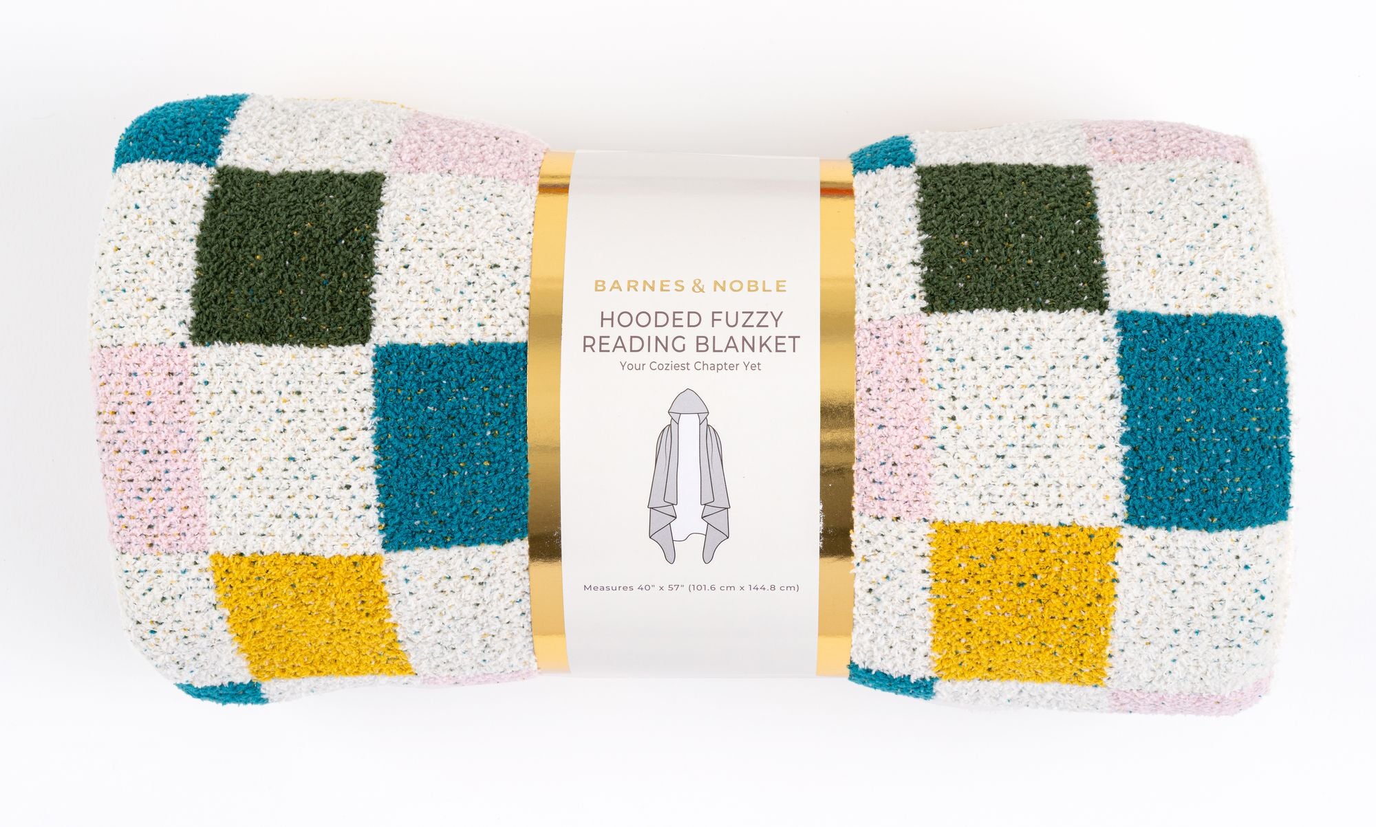 Multi Color Check Kid's Reading Poncho