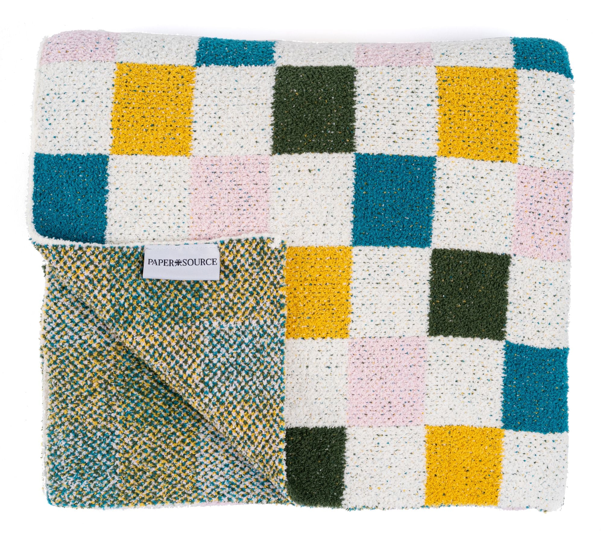 Multi Color Check Kid's Reading Poncho