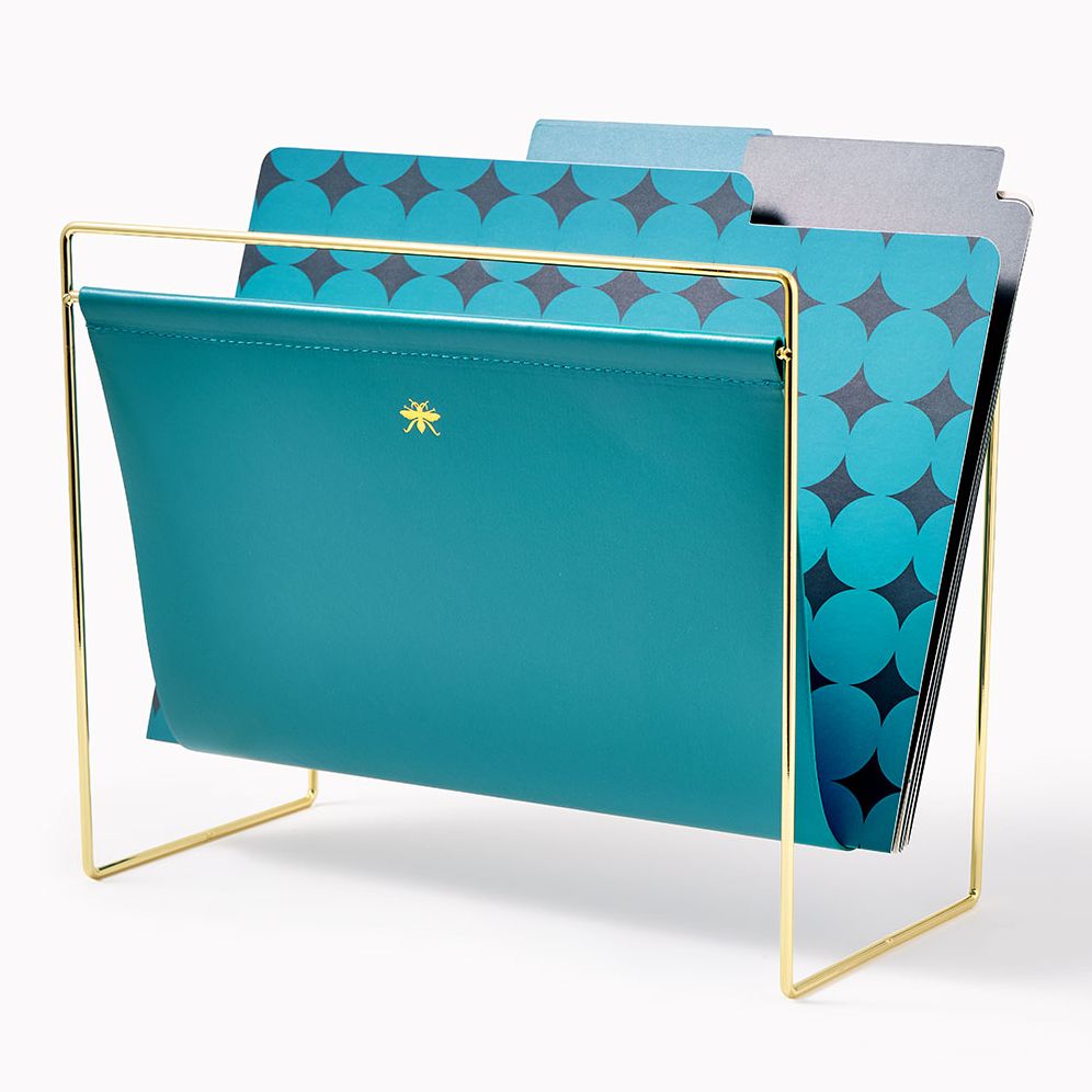 Teal Paper Wasp Hanging File Storage