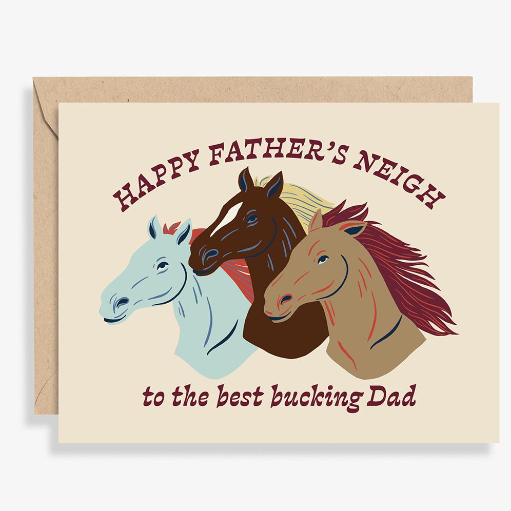 Best Bucking Dad Father's Day Card