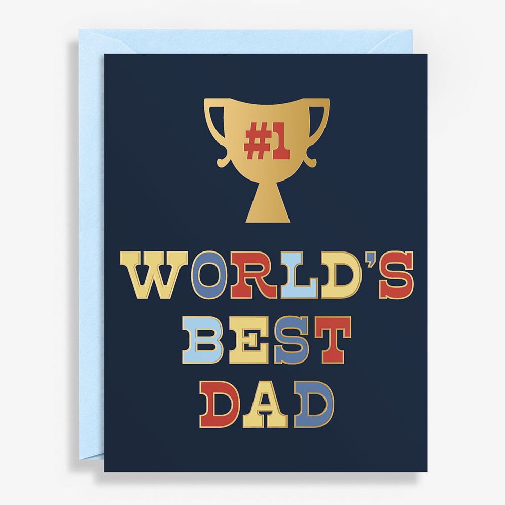 World's Best Dad Father's Day Card