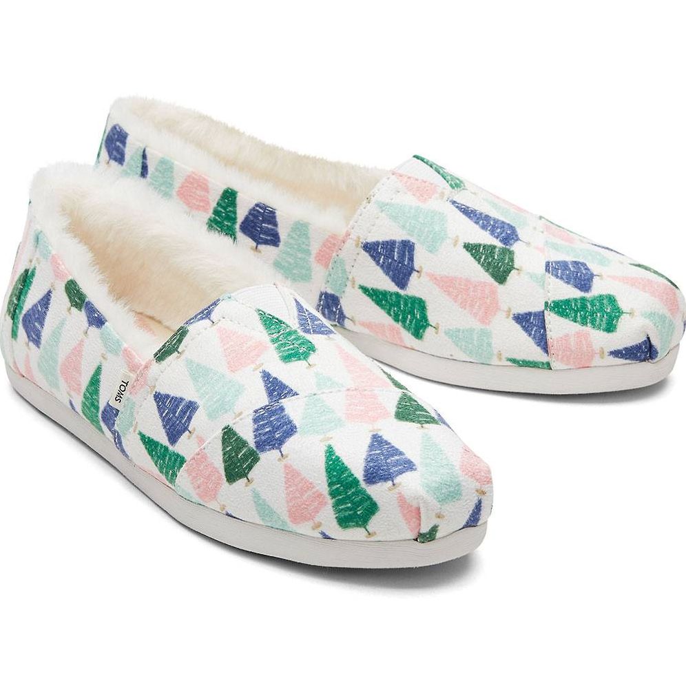 TOMS Women's Colorful Trees Espadrilles - Size 8