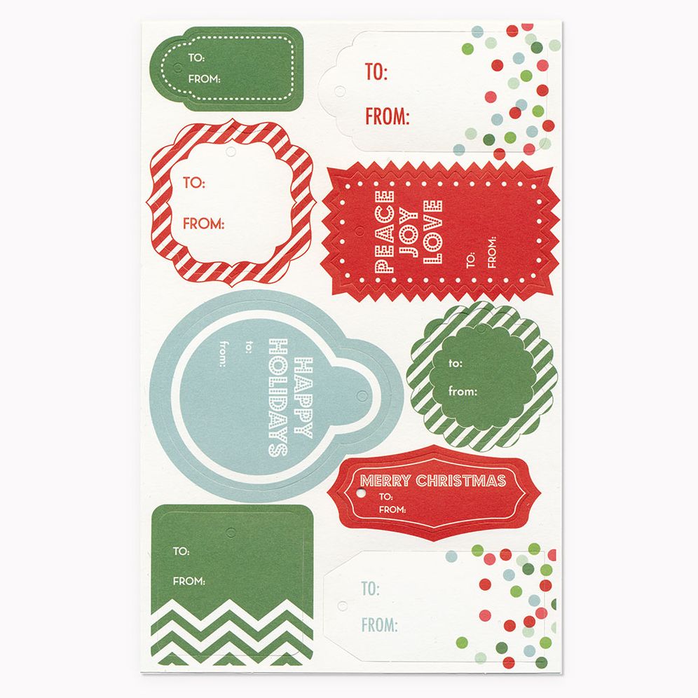 OFF Diecut Holiday Tags Confetti Asst