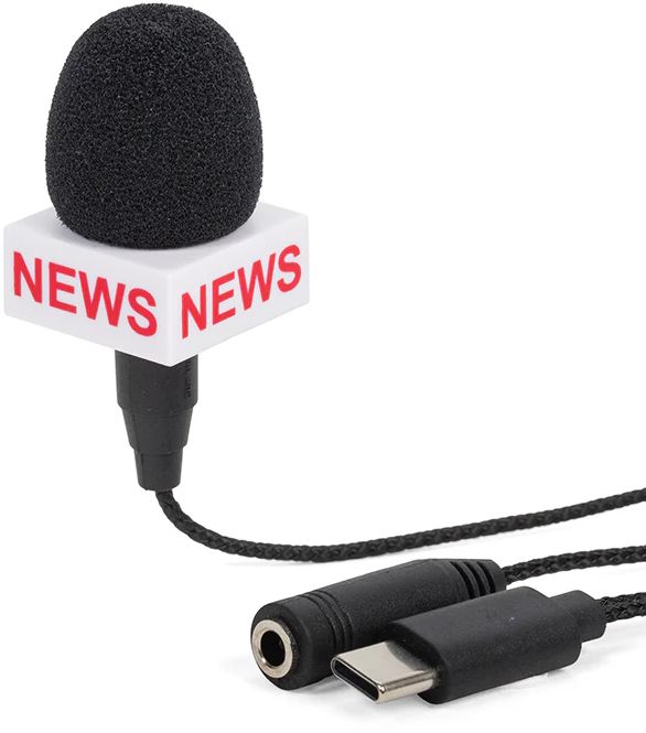 Breaking News Mini Microphone