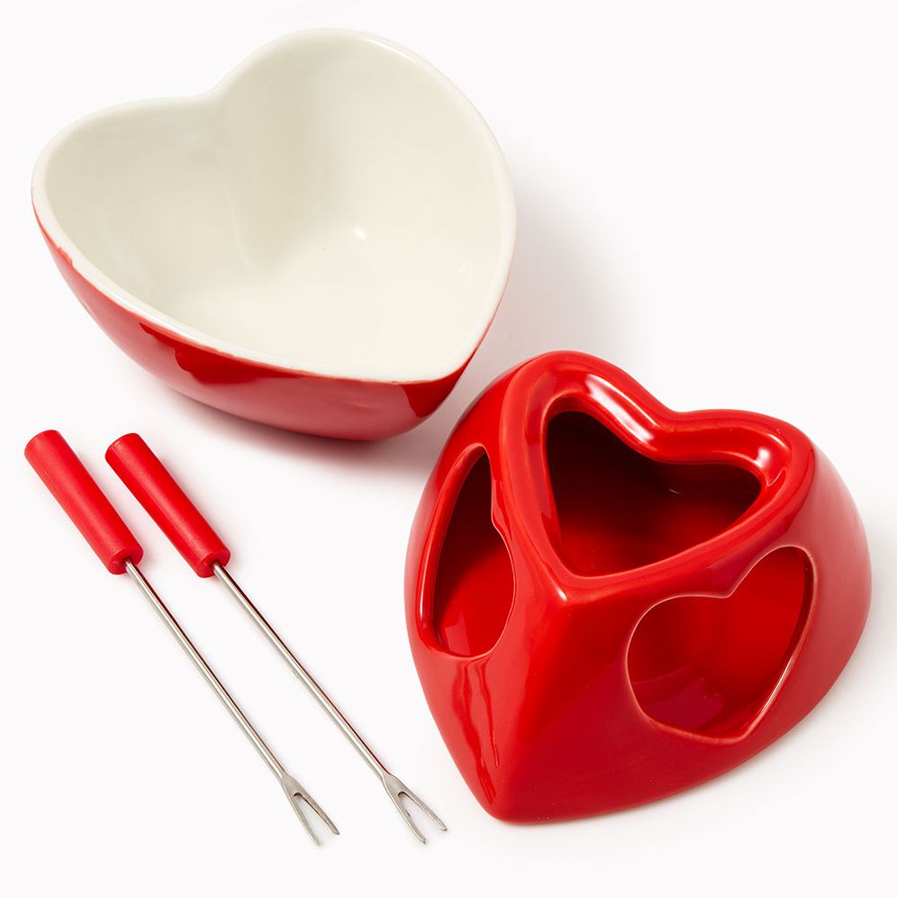 Heart Fondue for Two Set