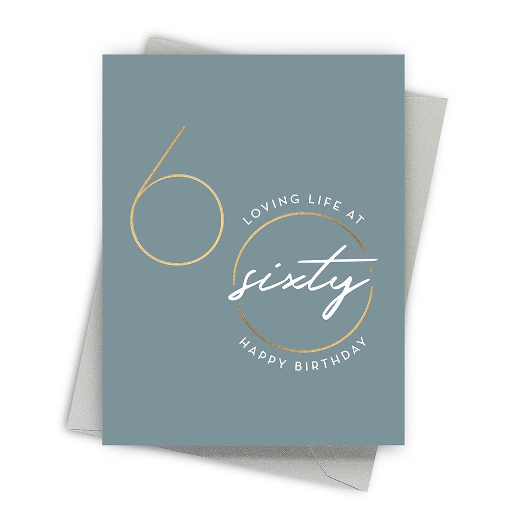 Loving Sixty Milestone Birthday Card