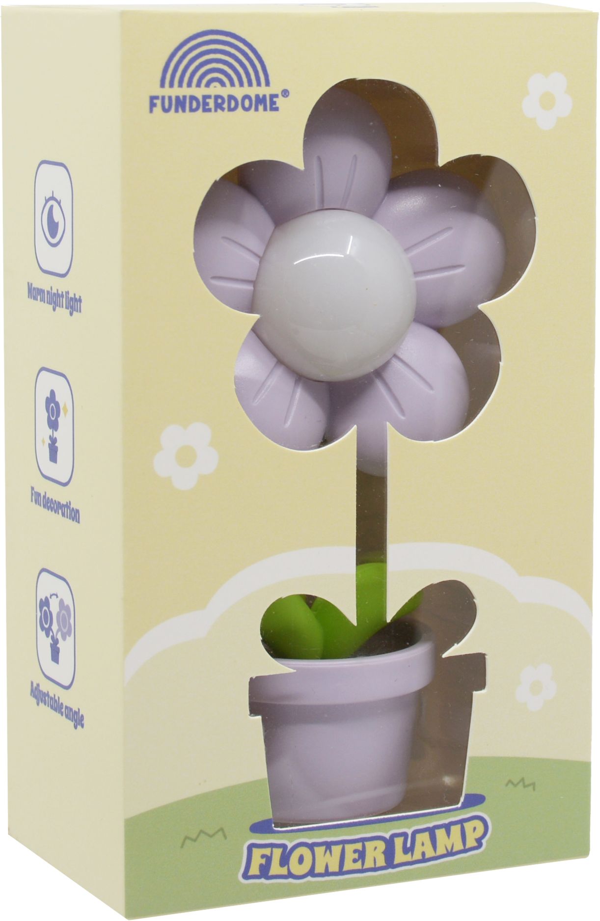 Flower Lamp - Purple