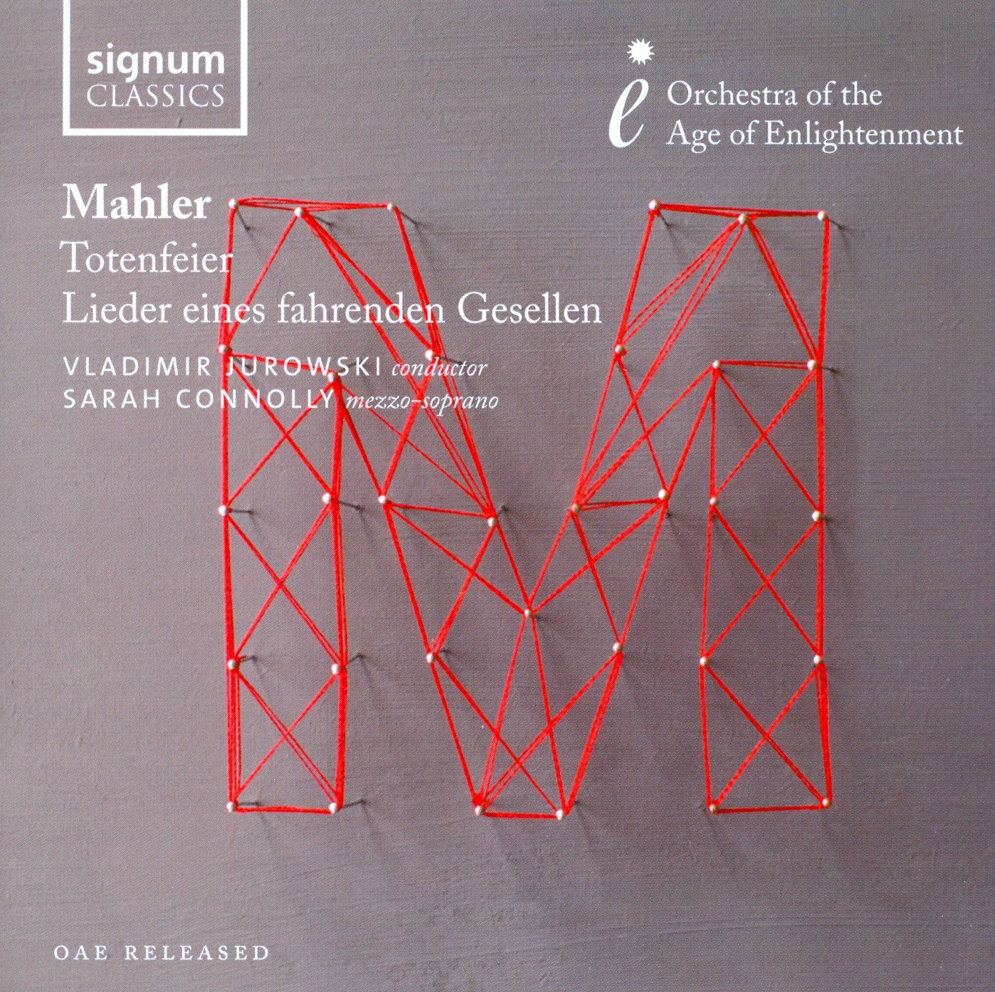 Mahler: Totenfeier; Lieder eines fahrenden Gesellen