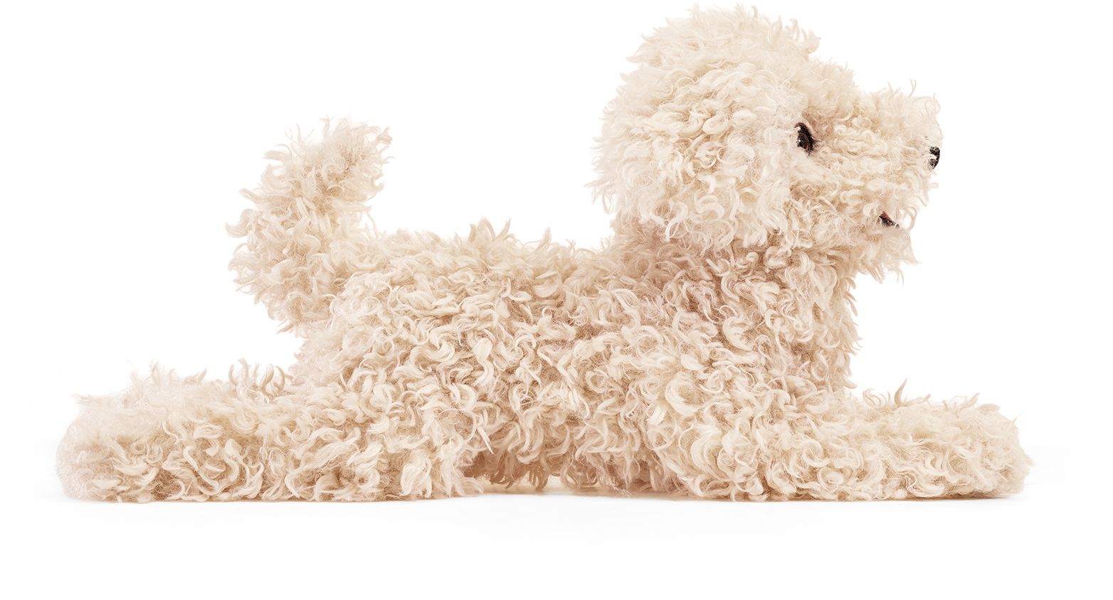 White Toy Poodle Puppy Puppet