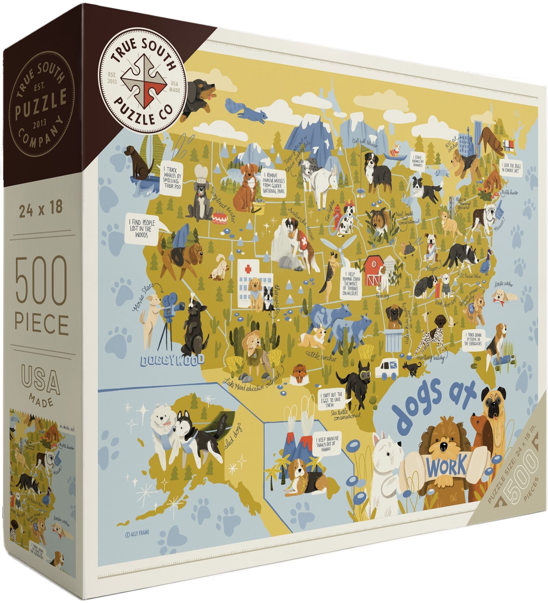 Dogs at Work 500 piece puzzle