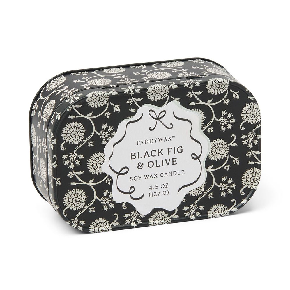 Chérie Black Fig & Olive Soy Wax Candle Tin 4.5 oz