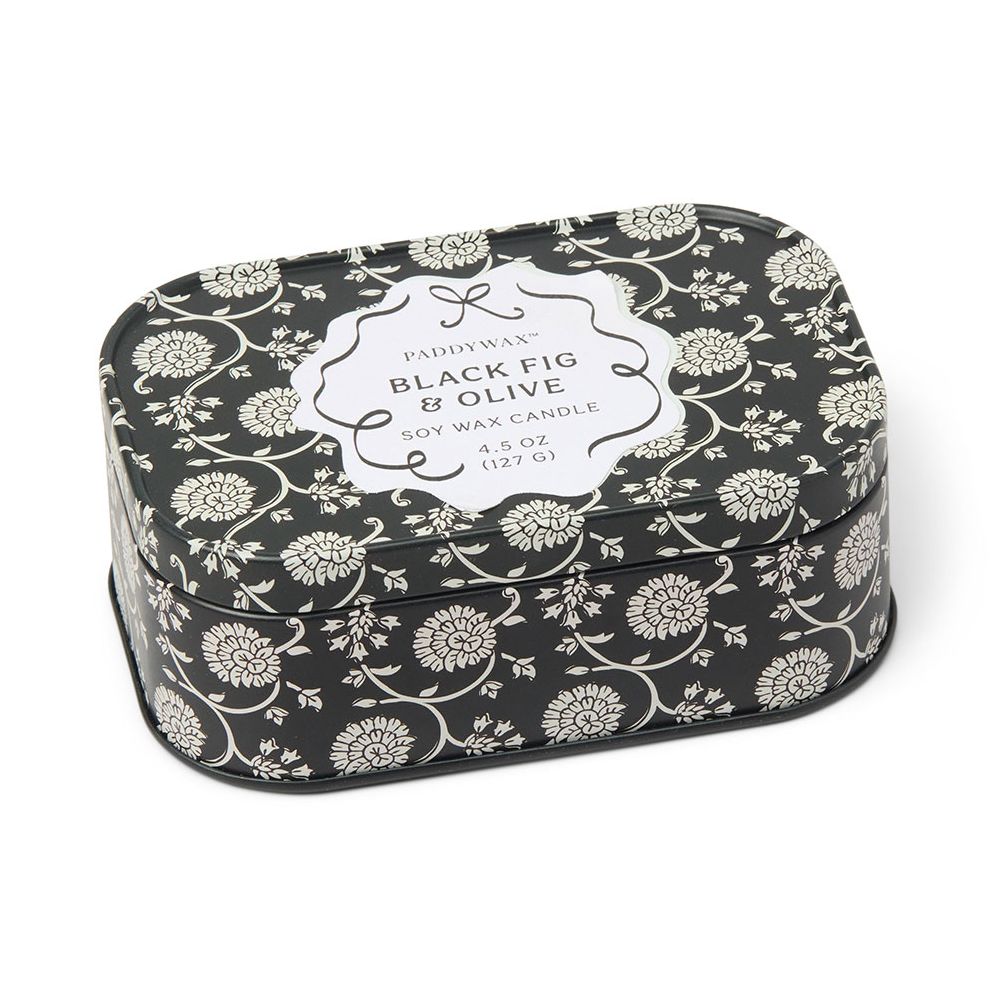 Chérie Black Fig & Olive Soy Wax Candle Tin 4.5 oz