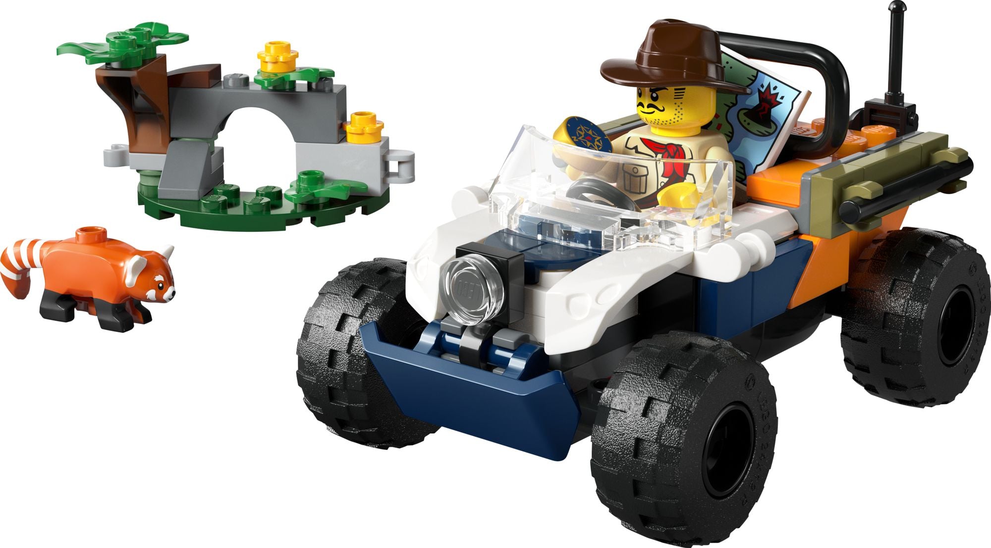 LEGO City Exploration Jungle Explorer ATV Red Panda Mission 60424