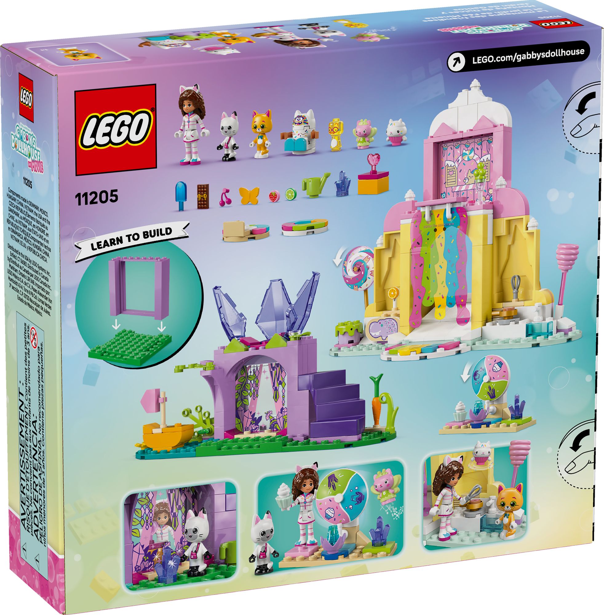 LEGO Gabby's Dollhouse Sweet Treat Mountain & Kitty Garden 11205